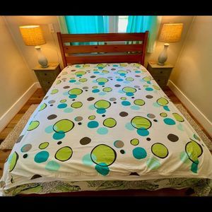 Futon Mattress Cover Zip Full Size SIS Covers for the Home Bubble Circle Pattern
